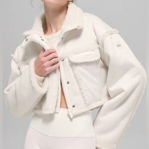 ALO snowball shearling coat